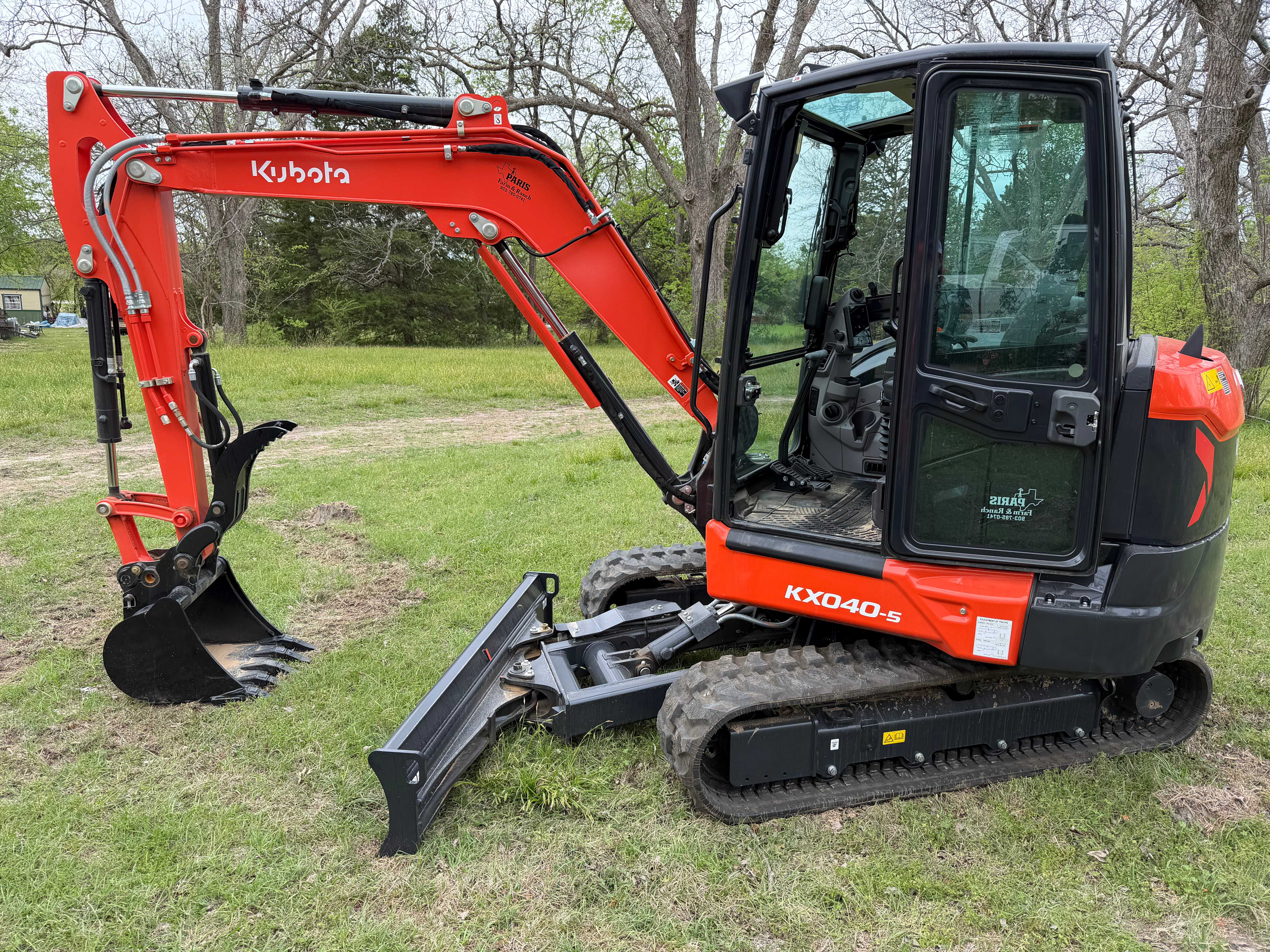 2026 Kubota KX040-5 5 Ton Excavator
